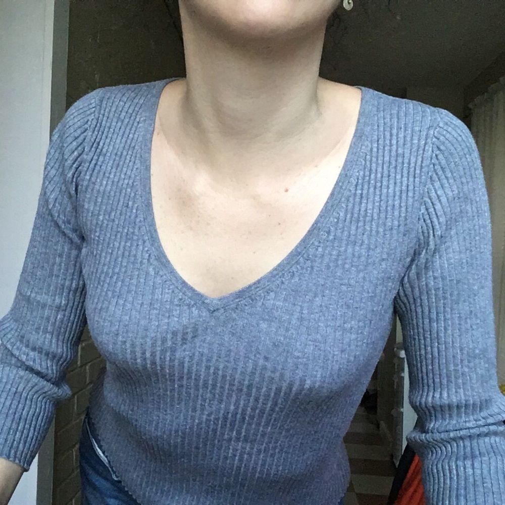 Fitted Silk Sweater